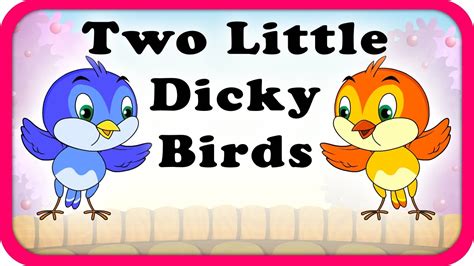 Two Little Dicky Birds Lyrical Video | English Nursery Rhymes For Kids ...