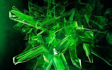 Green Crystal Wallpapers - Top Free Green Crystal Backgrounds ...