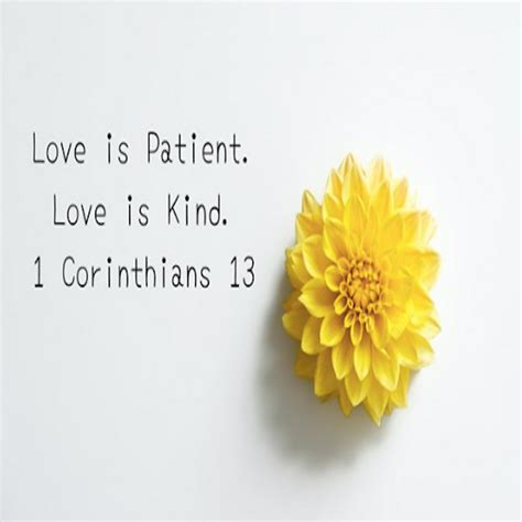 Love is Patient. Love is Kind. Bible Verses on Love: 1 Corinthians 13 ...