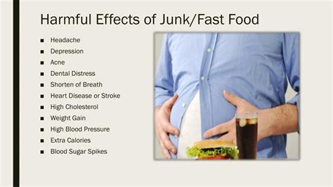 PPT - Fast/Junk Food Types & Effects PowerPoint Presentation, free ...