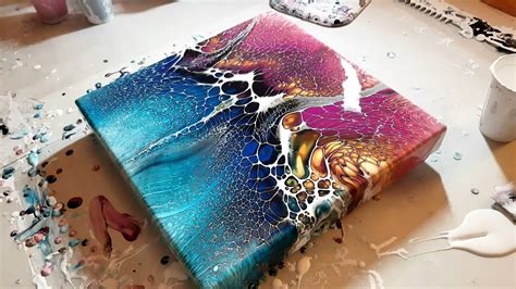 Swipe Technique - Acrylic Pouring Techniques - Using Sheleeart Pouring ...