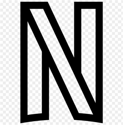 Netflix Logo Png Line Black And White Color PNG Transparent With Clear ...