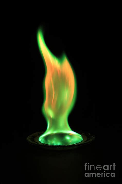 Copperii Chloride Flame Test Photograph by Ted Kinsman | Fine Art America