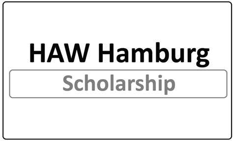 HAW Hamburg Master Scholarship 2024 for International Students in Germany