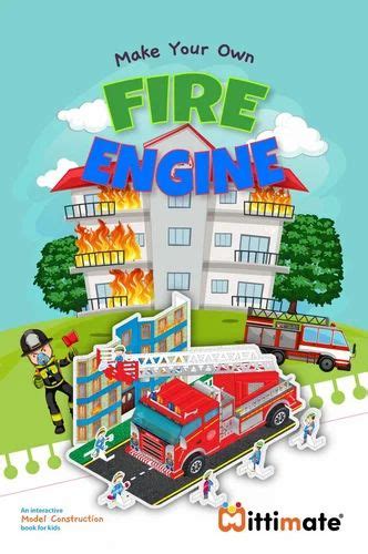 3D Fire Engine - Make Your Own Fun & Learning Kids Activity Books at Rs ...