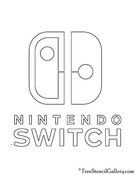 Nintendo Switch Logo Stencil | Free Stencil Gallery