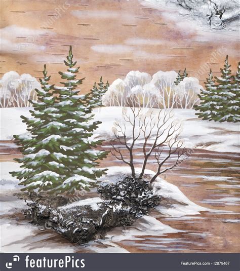 Winter Landscape Drawing at PaintingValley.com | Explore collection of ...