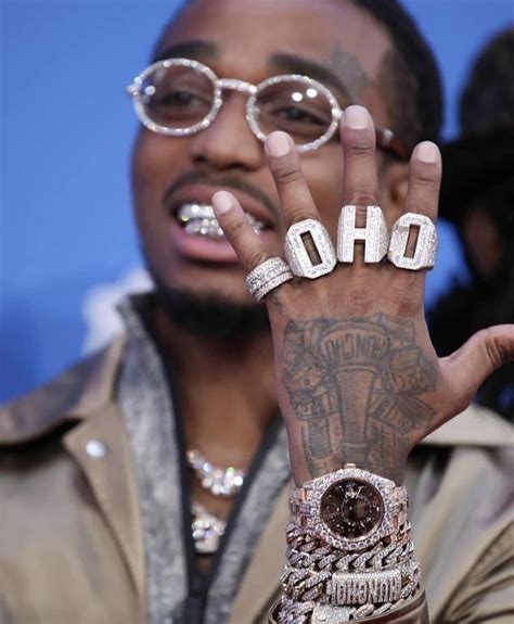 QUAVO HUNCHO MIGOS | Hip hop accessories, Rapper jewelry, Grillz