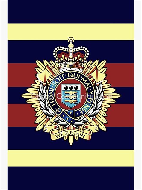 "Royal Logistics Corps RLC CAP BADGE" Poster for Sale by ...