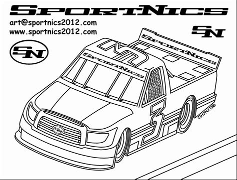 Nascar Coloring Pages To Print at GetColorings.com | Free printable ...