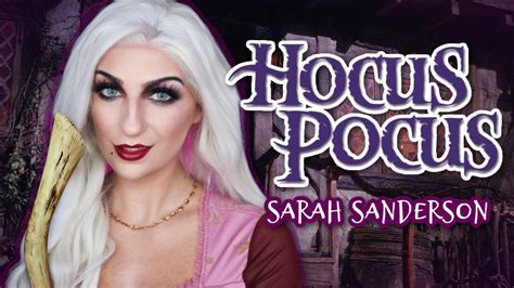 Sarah Sanderson Makeup Tutorial【Hocus Pocus】| Halloween 2021 | Madalyn ...