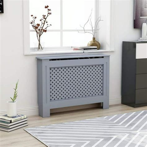 vidaXL Radiator Cover MDF Heater Heating Cover Living Room Multi Sizes ...