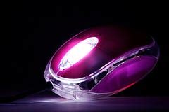 Glowing Mouse stock photo. Image of information, technology - 9585918