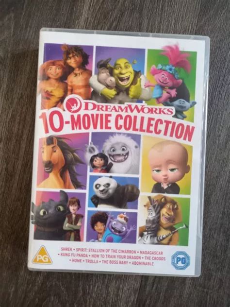 DREAMWORKS DVD COLLECTION Limited Edition 10 Movie Box Set Good As New ...