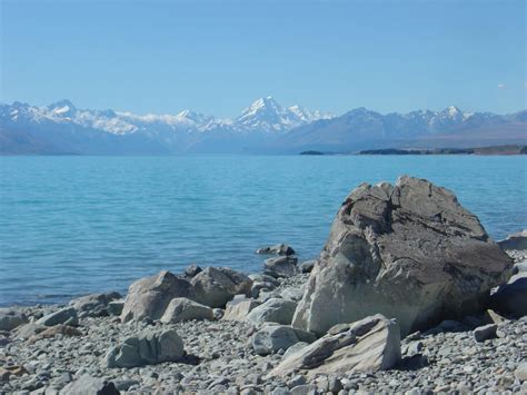 Lake Pukaki & Mount Cook (Aoraki), New Zealand | New zealand, Natural ...