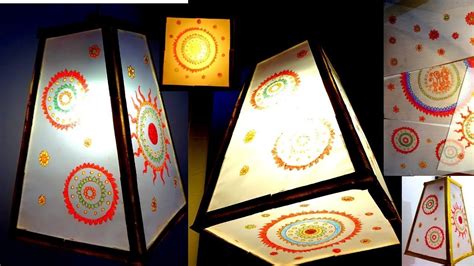 DIY LANTERN FROM POPSICLE STICK. DIWALI DECORATION IDEAS