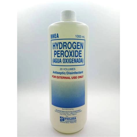 Rhea Hydrogen Peroxide 6% 20 volumes 1 liter | Shopee Philippines