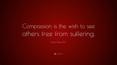 Dalai Lama XIV Quote: “Compassion is the wish to see others free from ...