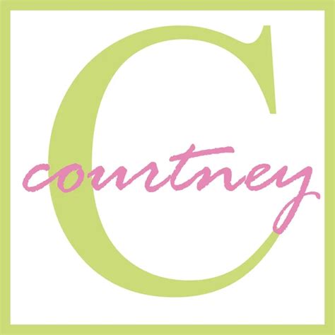 Courtney Name Monogram — Stock Photo © StayceeO #12200814