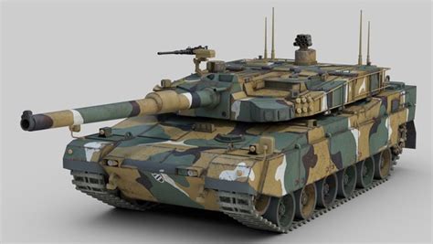 k2 black panther battle tank 3d max