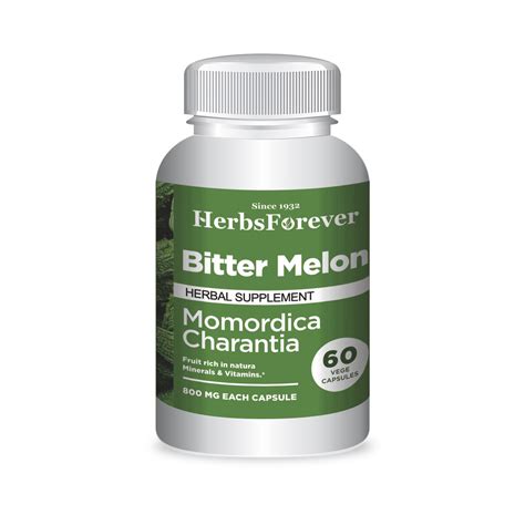 Bitter Melon Capsules for Glowing Skin - HerbsForever