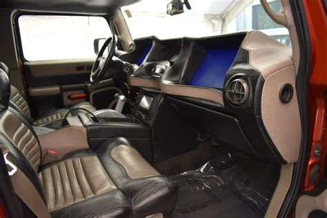 Black Hummer H2 Interior