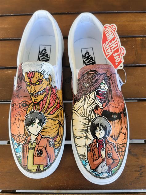 ANIME Custom VANS - Etsy Canada