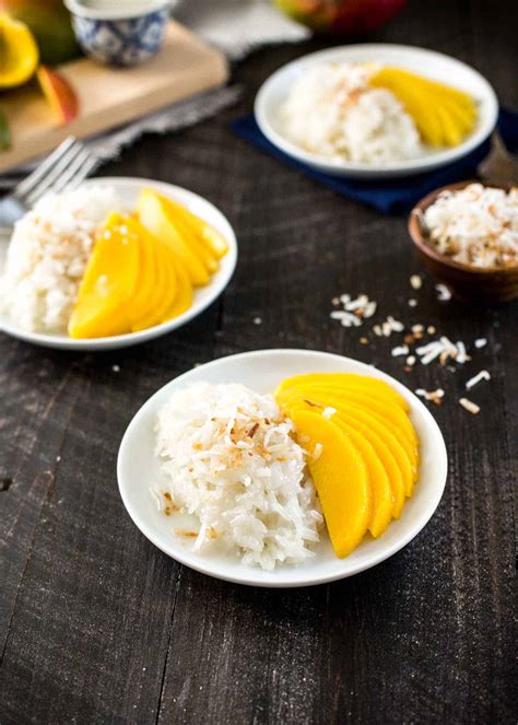 Mango Sticky Rice ~ Easy Classic Thai Dessert - Inquiring Chef