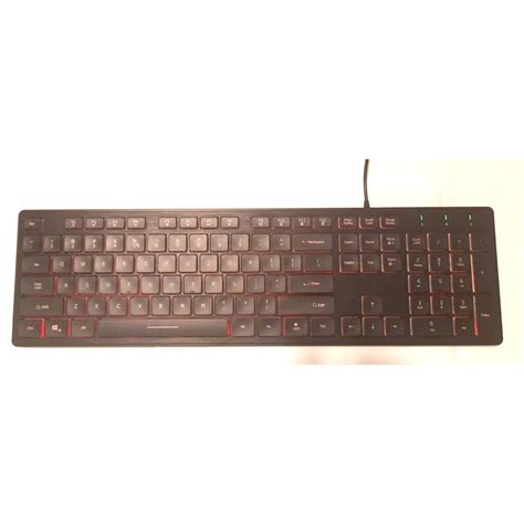 Tastatura luminata 3 culori multimedia,104 taste, cu fir - eMAG.ro