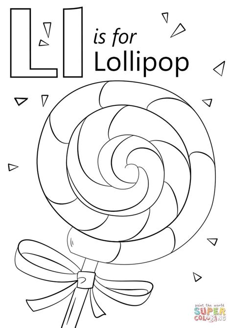 Letter L Coloring Pages Printable Archives With L Coloring Page | Abc ...