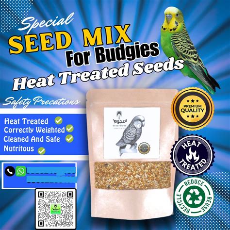 BUDGIES MIXED SEEDS FOR BUDGIES AND SMALL PARROTS