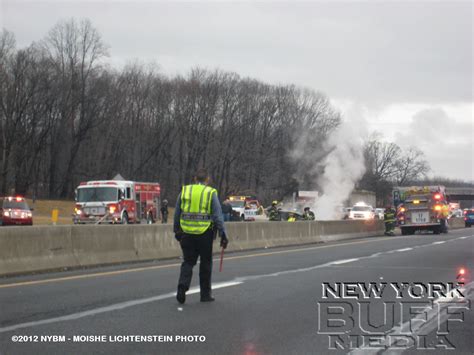 New York Buff Media: MVA & Car Fire on NYS Thruway