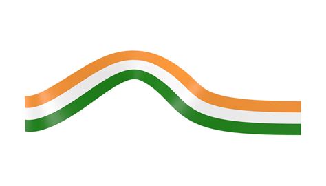 india flag banner ribbon 13742437 PNG