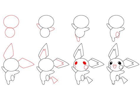 How To Draw Pichu Step By Step