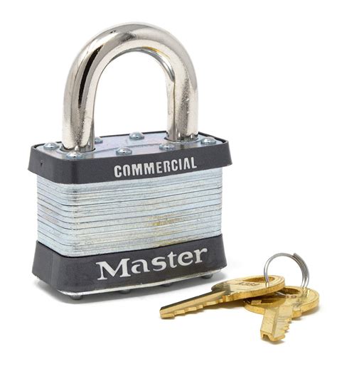 5KA A214 2" Wide Laminated Steel Pin Tumbler Padlock, Keyed Alike ...