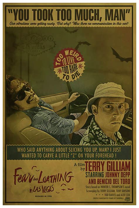 Fear And Loathing In Las Vegas Movie Poster Digital Art by Mary Garlock ...