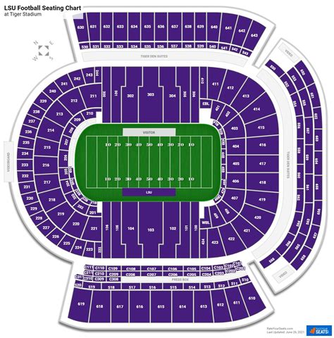 Tiger Stadium Seating Chart - RateYourSeats.com