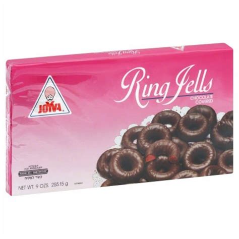 Joyva Chocolate Covered Raspberry Jelly Rings, 9 oz - Harris Teeter