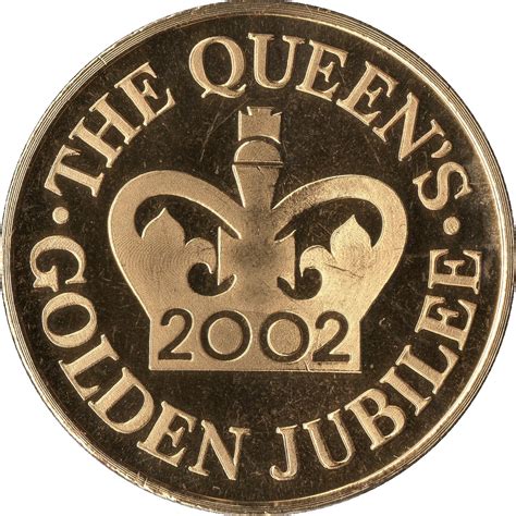 Token - Elizabeth II (The Queen's Golden Jubilee; 40 mm issue ...