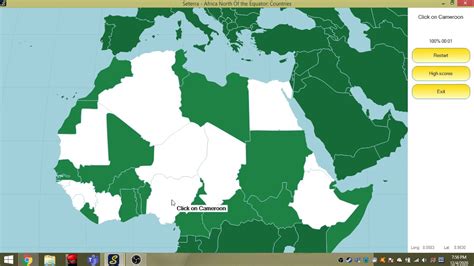 Seterra Africa Countries North Of the Equator Desktop App (0:32) WR ...