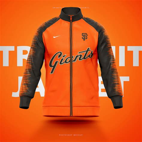 Sports Tracksuit jacket & Pants Mockup template on Pantone Canvas Gallery