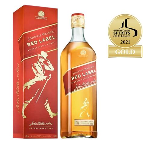 Johnnie Walker Red Label Blended Scotch Whisky 1L