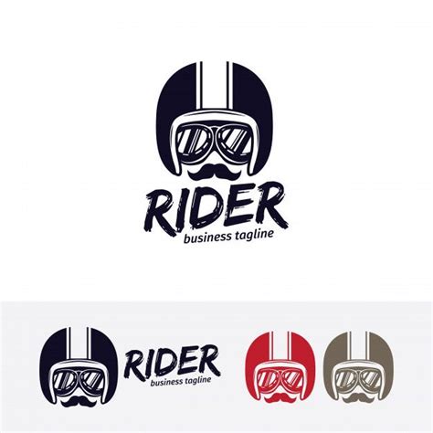 Rider Vector Logo Template | Vector logo, Logo templates, Logos