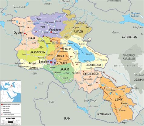 Where is Armenia? - Armenia Map - Map of Armenia - TravelsMaps.Com