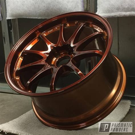 RAYS Wheels in Transparent Copper and Super Chrome Powder Coating ...