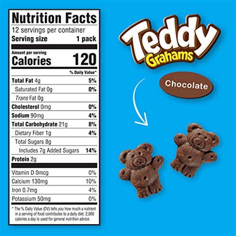 Teddy Grahams Chocolate Graham Snacks, 6 - 10 oz boxes