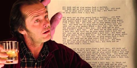 The Shining: What "All Work And No Play" Means (& Where It Comes From)