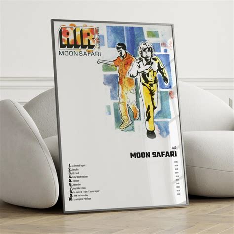 Air Moon Safari Album Cover Poster Wall Art, AIR, Moon Safari - Etsy