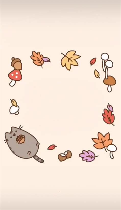 fall pusheen wallpaper ♡ | Cat phone wallpaper, Pusheen cat, Iphone ...