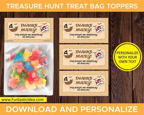 Treasure Hunt Birthday Party Full Pack Treasure Hunt Birthday - Etsy